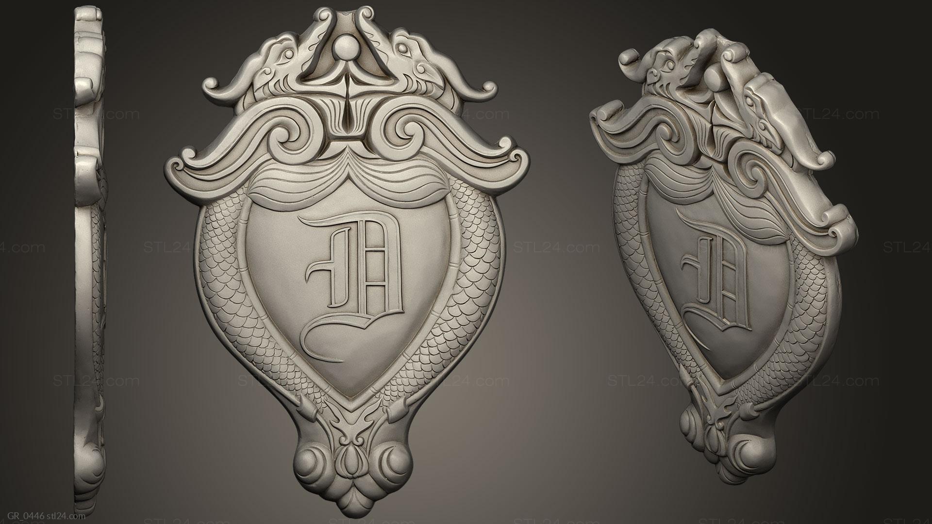 STL file Atlanta Coat of Arms・Model to download and 3D print・Cults